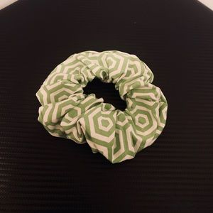 Green Abstract Pattern Scrunchie!